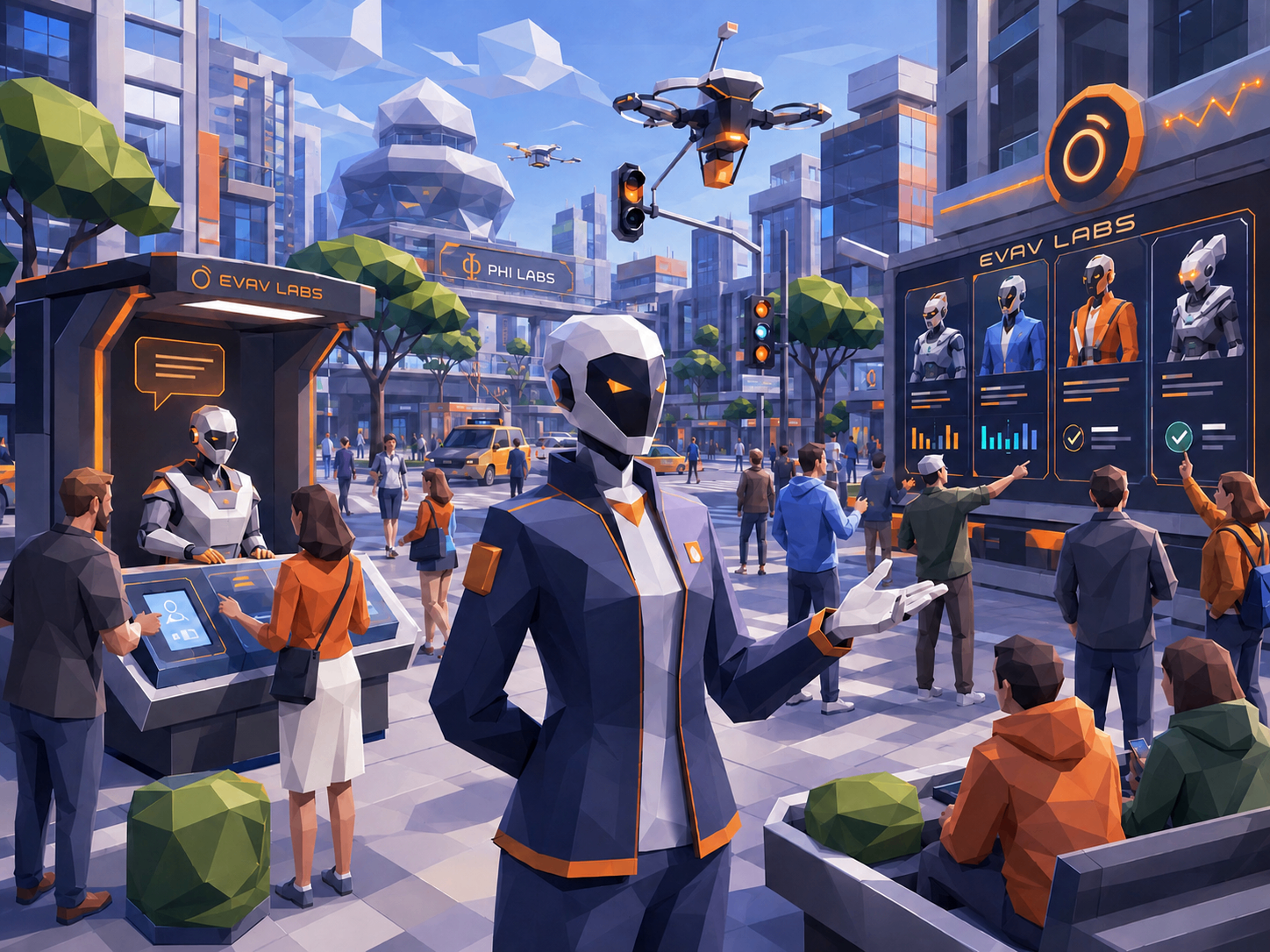 EVAV City, an AI governance simulation